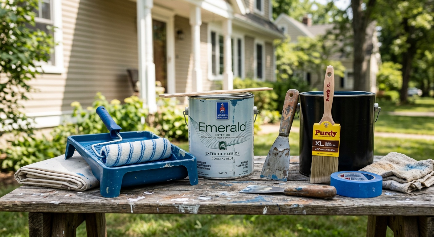Exterior painting supplies
